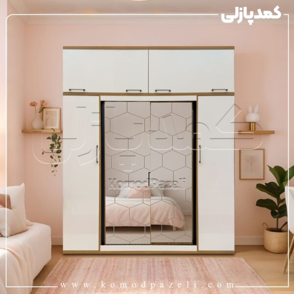 کمد دیواری مدل فیونا - عرض 220 یا 240 (10 تکه)
