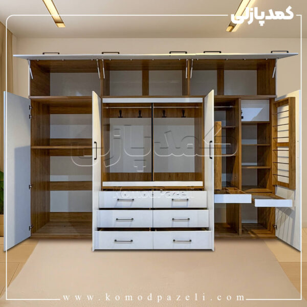 کمد دیواری مدل دیاکو - عرض 320 یا 340 (15 تکه)